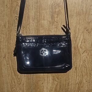 Brighton patent crossbody bag